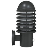 Outdoor Wall Lights with Sensors 2pcs Black Stainless Steel 4006255