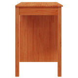 Desk with Drawer Wax Brown 100 x 50 x 74 cm Solid Pine Wood 8006902