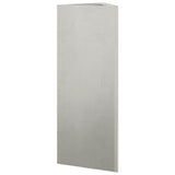 Garden Planters 2 pcs Triangular 30x26x75 cm Stainless Steel 851152