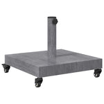 Outdoor Umbrella Base Dark grey wood look 45 x 45 x 31.5 cm 42010006
