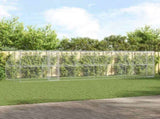 Dog Kennel 4 pcs Silver 8 x 2 x 2 m Galvanised steel 3368340