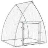 Chicken Cage Silver 100x105x120 cm Galvanised Steel 172552
