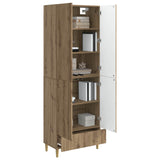 Cabinet Set 2 pcs Artisan Oak 66 x 34.5 x 95 cm Engineered Wood 3416537