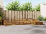 Outdoor Sofa Set 5 pcs Natural Solid Acacia Wood 3373304