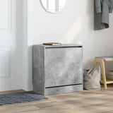Shoe Cabinet Concrete Grey 60x34x63.5 cm Engineered Wood 839941