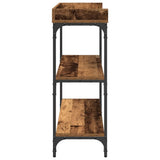 Console Table with Shelf with Storage Old wood 100 x 30 x 80 cm 863567