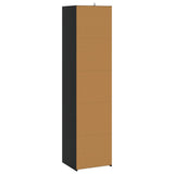 Sideboard Black Oak 45 x 41 x 185 cm Engineered Wood 3443783