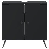 Bathroom Sink Cabinet BREDA Black 59.5 x 31.5x 59 cm 897446