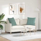 Sofa Pillows 2 pcs Sea Green 80 x 80 cm Corduroy Fabric 42014067