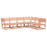 Garden Sofa Set Natural wood Solid Douglas wood Large Modular 3217018