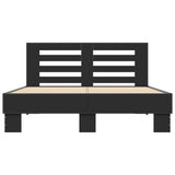 Bed Frame without Mattress Black 120x200 cm 3280107