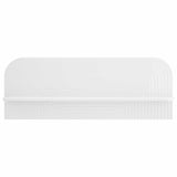 Wall Shelf 2 pcs High Gloss White 102 x 13.5 x 37.5 cm 8014963