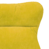 Relaxing Chair Yellow 69 x 74 x 93 cm Velvet 42001841