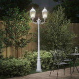 Garden Light White 68 x 20 x 235 cm Aluminium and Glass 42000337