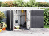 Tool Shed Anthracite Galvanised steel, metal Large Durable 316215