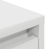 Cabinet with Drawer White 55.5x34x119.5 cm Engineered Wood 861643