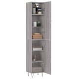 Highboard Grey Sonoma 34.5x34x180 cm Engineered Wood 3198823