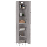 Highboard Grey Sonoma 34.5x34x180 cm Engineered Wood 3198823