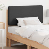 Upholstered Headboard Brown and Dark Grey 90 cm Solid Pine Wood 880089