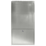 Parcel Drop Box Silver 44 x 22 x 82 cm Galvanised Steel 874924