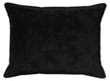 Cushion Cover 6 pcs HOUTEN Black 65 x 65 cm Faux Rabbit Fur 921226