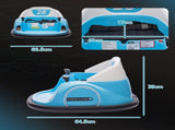 360&deg Rotation Kids Bumper Car, 12V Waltz Car with Remote Control, Dual Joystick, Music,s, T3398P422382
