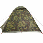 ZNTS Camping Tent Dome 4-Person Camouflage Waterproof 4009620