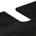 ZNTS 2 Piece Bathroom Furniture Set Black Engineered Wood 3309994