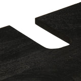 ZNTS 2 Piece Bathroom Furniture Set Black Engineered Wood 3309994