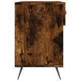 Shoe Bench Smoked Oak 102x35x55 cm Engineered Wood 829721