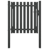 Garden Fence Gate Steel 100x75 cm Anthracite 146327