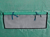 Portable Polytunnel Greenhouse Steel Frame Walk-in 18 m 42911