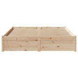 Bed Frame without Mattress 160x200 cm Solid Wood Pine 3301666