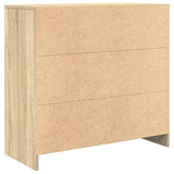 Sideboard with Drawer Sonoma Oak 80x34x76 cm Engineered Wood 861537
