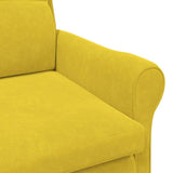 Armchair Yellow 76 x 94 x 102 cm Velvet 42009864