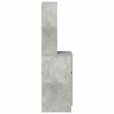 Bedside Cabinet Concrete Grey 39x35x125 cm Engineered Wood 861313