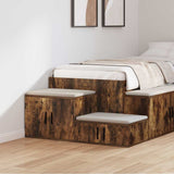 Storage Cabinet 2 pcs Smoked Oak 127 x 41 x 40 cm 866655