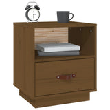 Bedside Cabinets 2 pcs Honey Brown 40x34x45 cm Solid Wood Pine 818302