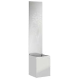 Garden Privacy Screen Silver 32 x 150 cm Galvanised steel 876390