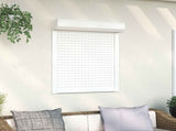 Roller Shutter White 80 x 100 cm Aluminium and Polyurethane 42047052