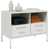TV Cabinet White 68x39x50.5 cm Steel 843052