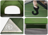 Camping Tent with Roof with Air Vent Green 275 x 215 x 125 cm 42028632