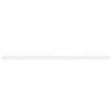 Floating Wall Shelves 4 pcs White 120x23.5x3.8 cm MDF 323822