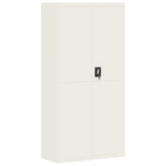 ZNTS File Cabinet White 90x40x220 cm Steel 3188314