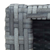 46461 Spa Step Grey Poly Rattan 92x45x25 cm