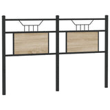 Replace Headboard Sonoma Oak 150 cm Engineered Wood and Steel 4106826