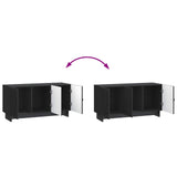 TV Cabinet Black 99 x 34.5 x 50 cm Engineered Wood 894026