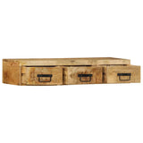 Wall-mounted TV Cabinet 100x30x19 cm Solid Rough Wood Mango 4017464
