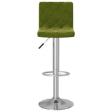 Bar Stools 2 pcs Light Green Velvet 333689