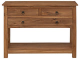 Sideboard Natural 79 x 35 x 80 cm Solid Teak Wood 42024257